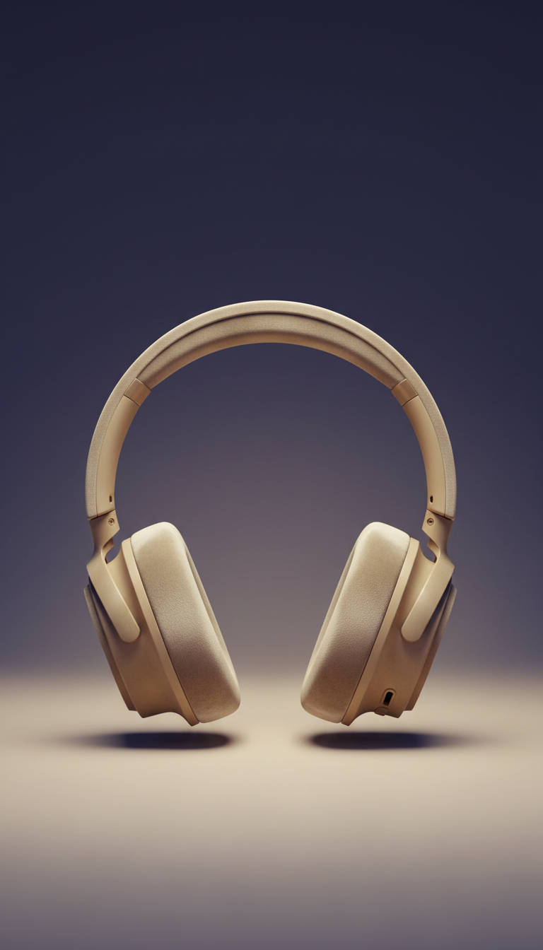 Velvet Headphones with Opal Gold Accents
