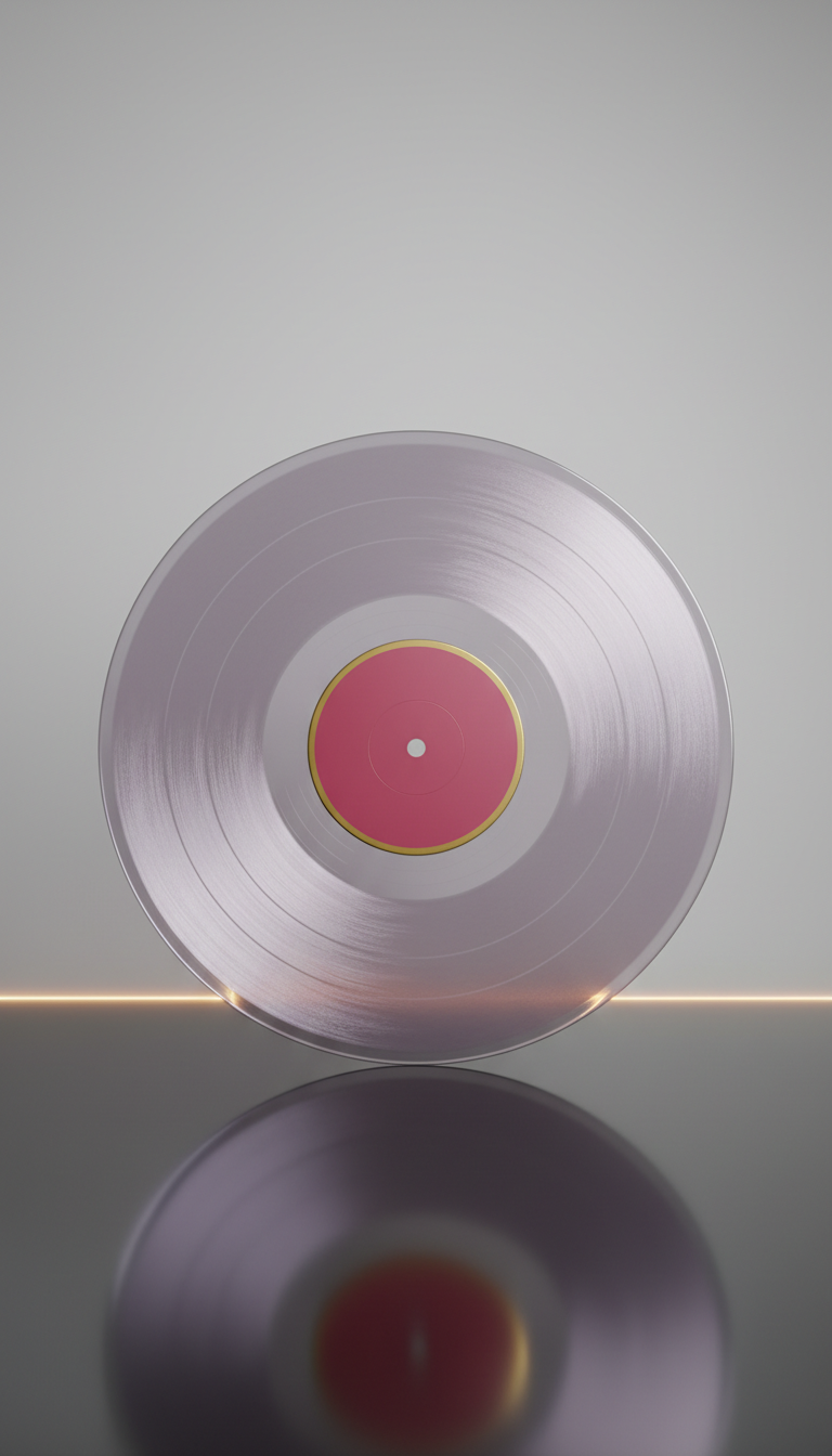 Limited Edition Platinum Mist Vinyl Record